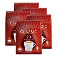 5 pakjes met Kaffekapslen Classic Extra Large voor Senseo