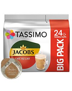 Jacobs Café au Lait Big Pack pak en capsule voor Tassimo

