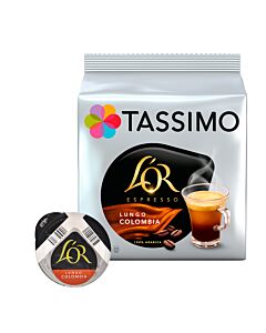 L'OR Lungo Colombia pak en capsule voor Tassimo
