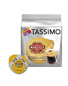 Marcilla Café Largo pak en capsule voor Tassimo