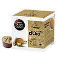 Dallmayr Crema d'Oro-verpakking en capsule voor Dolce Gusto
