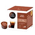 Nescafé Lungo Intenso verpakking en capsule voor Dolce Gusto