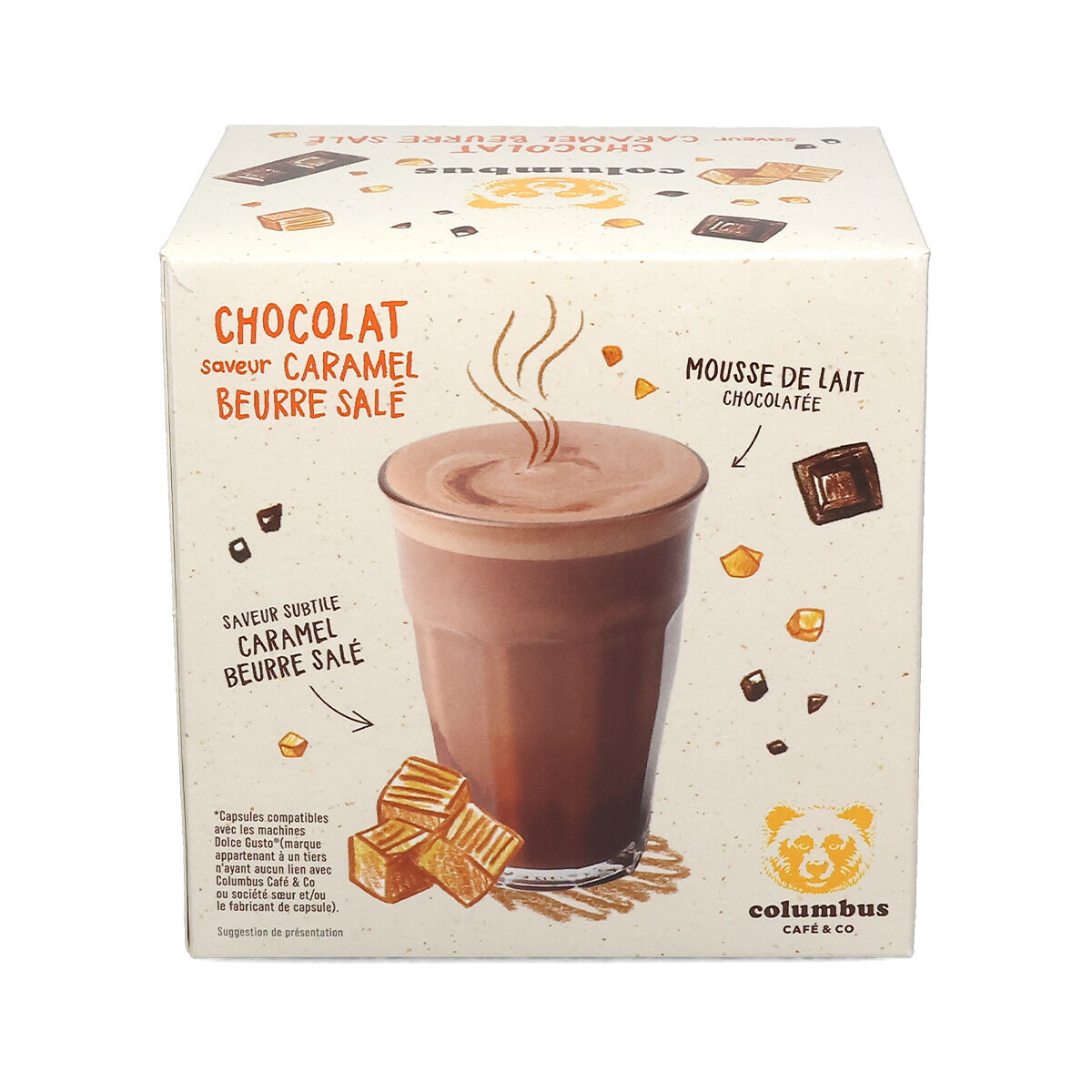 Warme\u0020choco\u0020met\u0020karamelsmaak\u0020\u002D\u0020Columbus