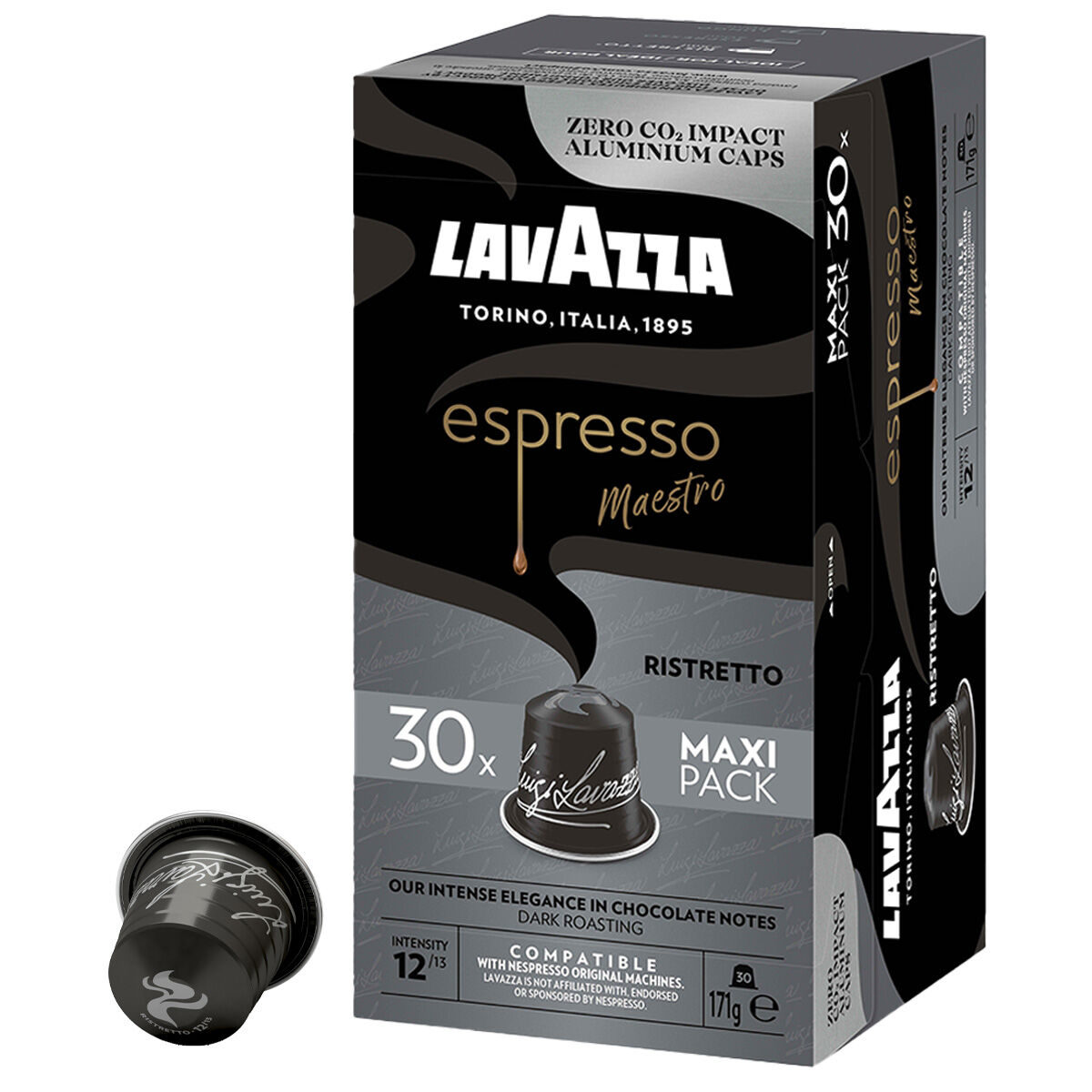 Espresso\u0020Ristretto\u0020\u0028Grote\u0020verpakking\u0029\u0020\u002D\u0020Lavazza